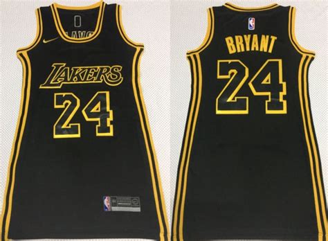 lakers jersey dress black and gold
